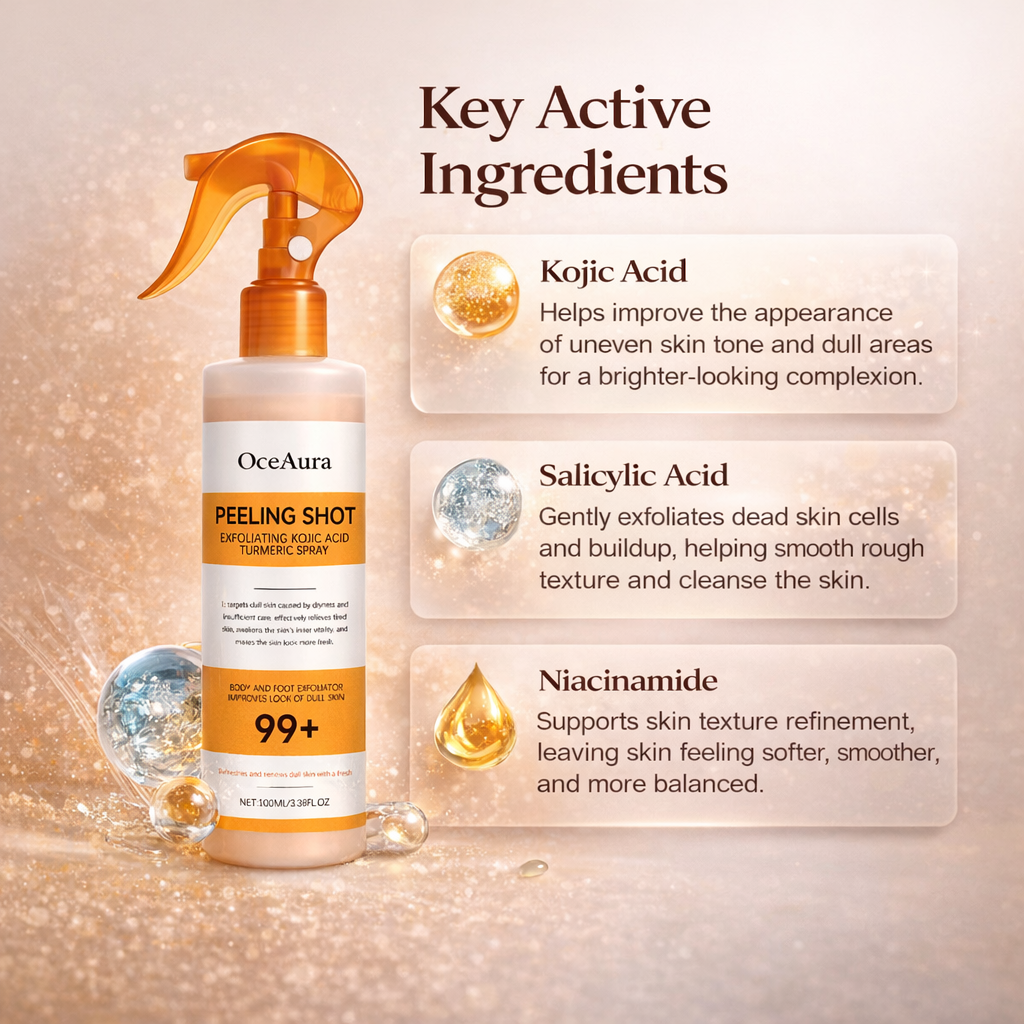 OceAura™ | Kojic Acid Turmeric Cutin Cleaning Spray